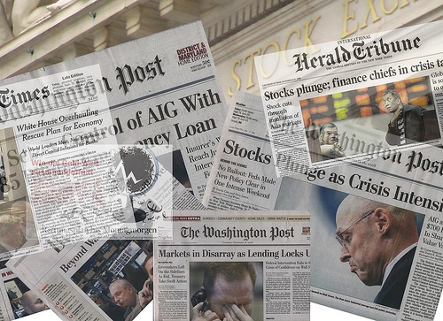 Image: Financial Crises in the news. © Flickr/Creative Commons.