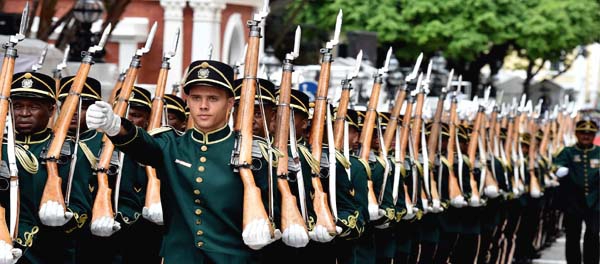 Presidential Guard preparing for the State of the Nation Address. Photo © GCIS