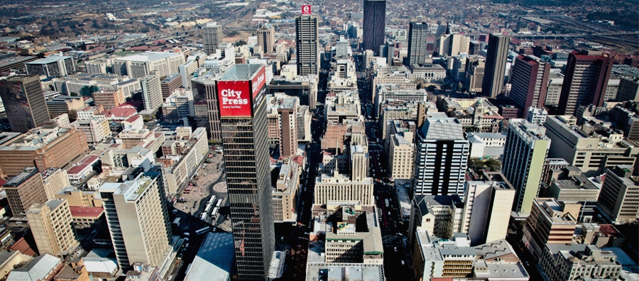 Johannesburg, South Africa, which will be part of one of the world's megacities by 2050. Photo © IM Swedish Development Partner/ Flickr